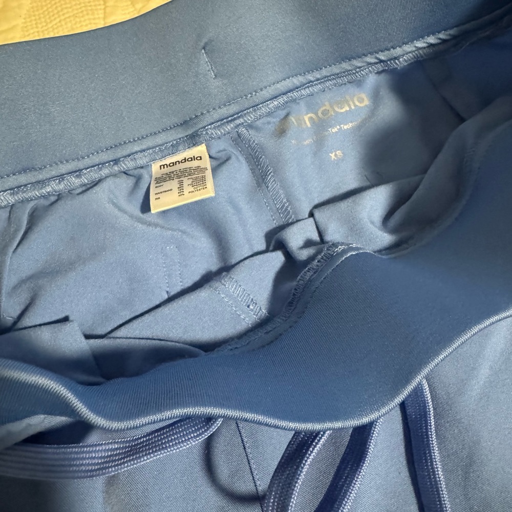 Mandala Scrub Jogger Pants - Ceil Blue - Picture 2 of 3